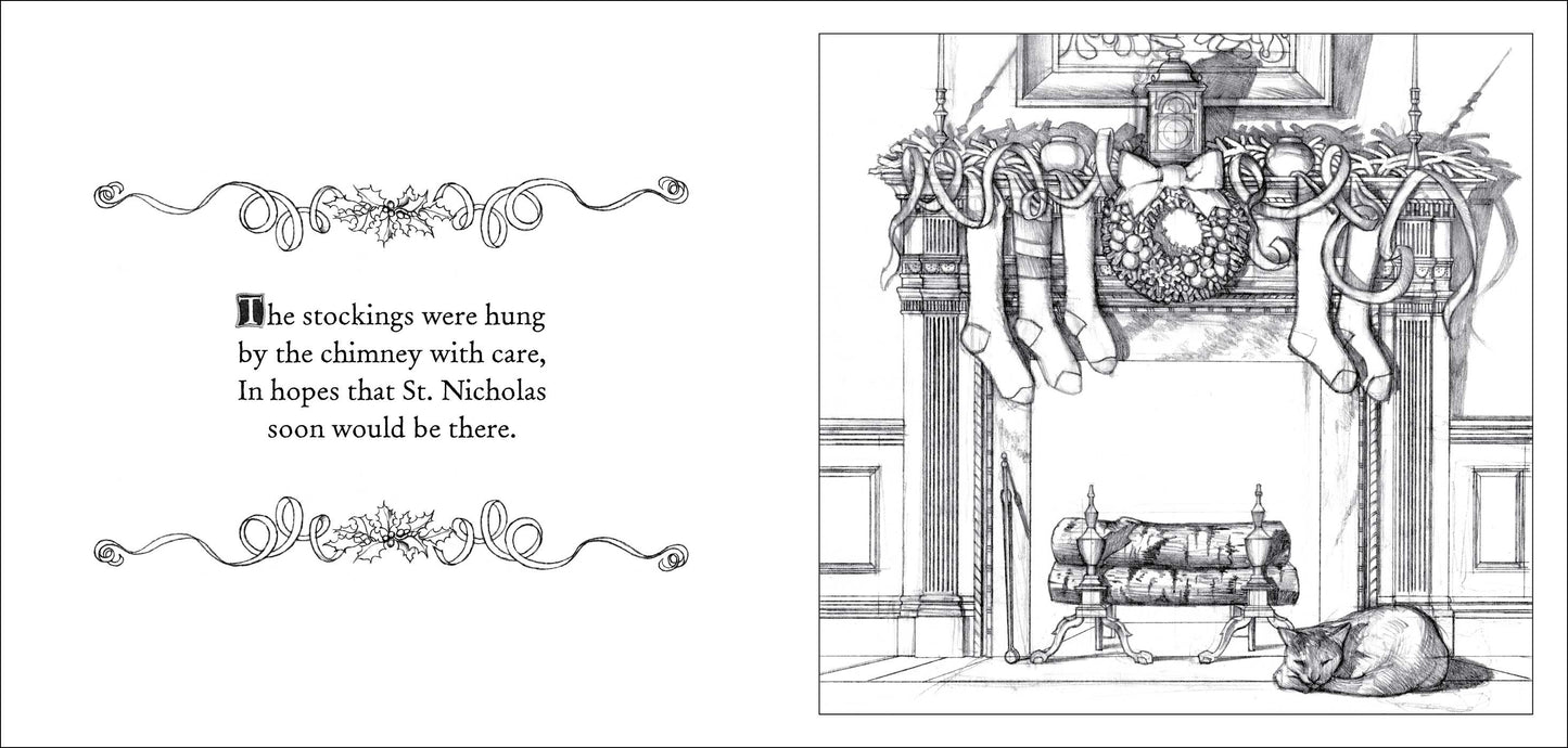 The Night Before Christmas Coloring Book: The Classic Edition