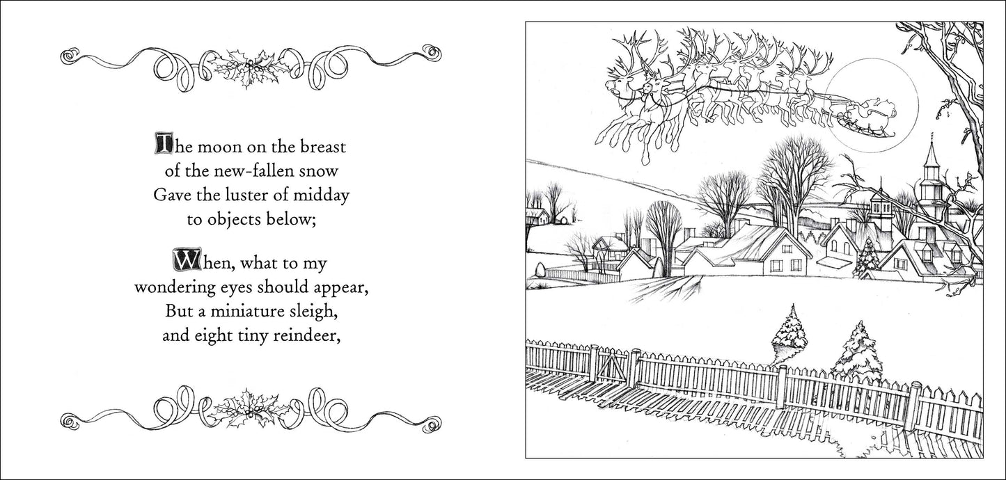 The Night Before Christmas Coloring Book: The Classic Edition