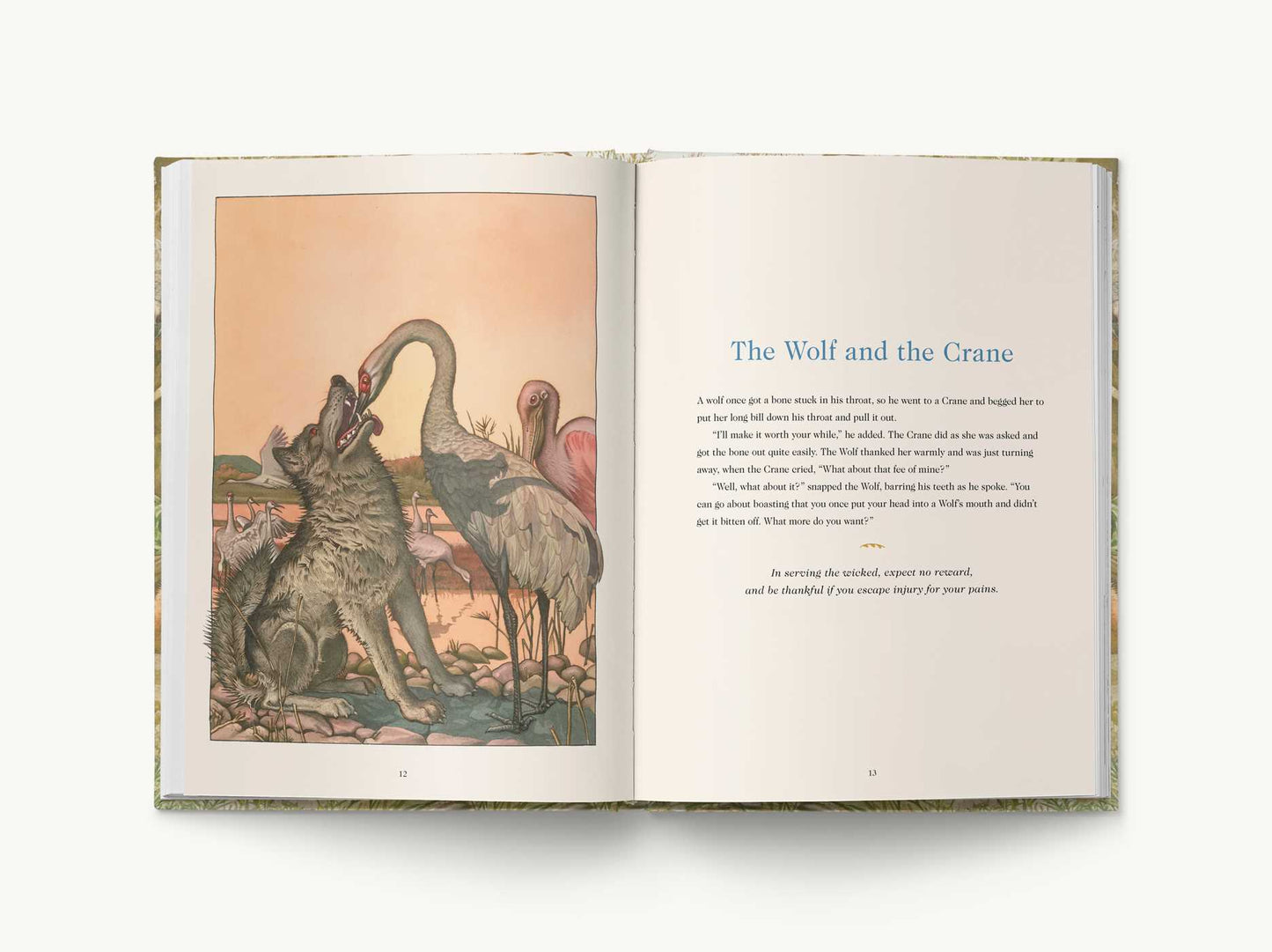 Aesop's Fables Hardcover: The Classic Edition by acclaimed illustrator, Charles Santore