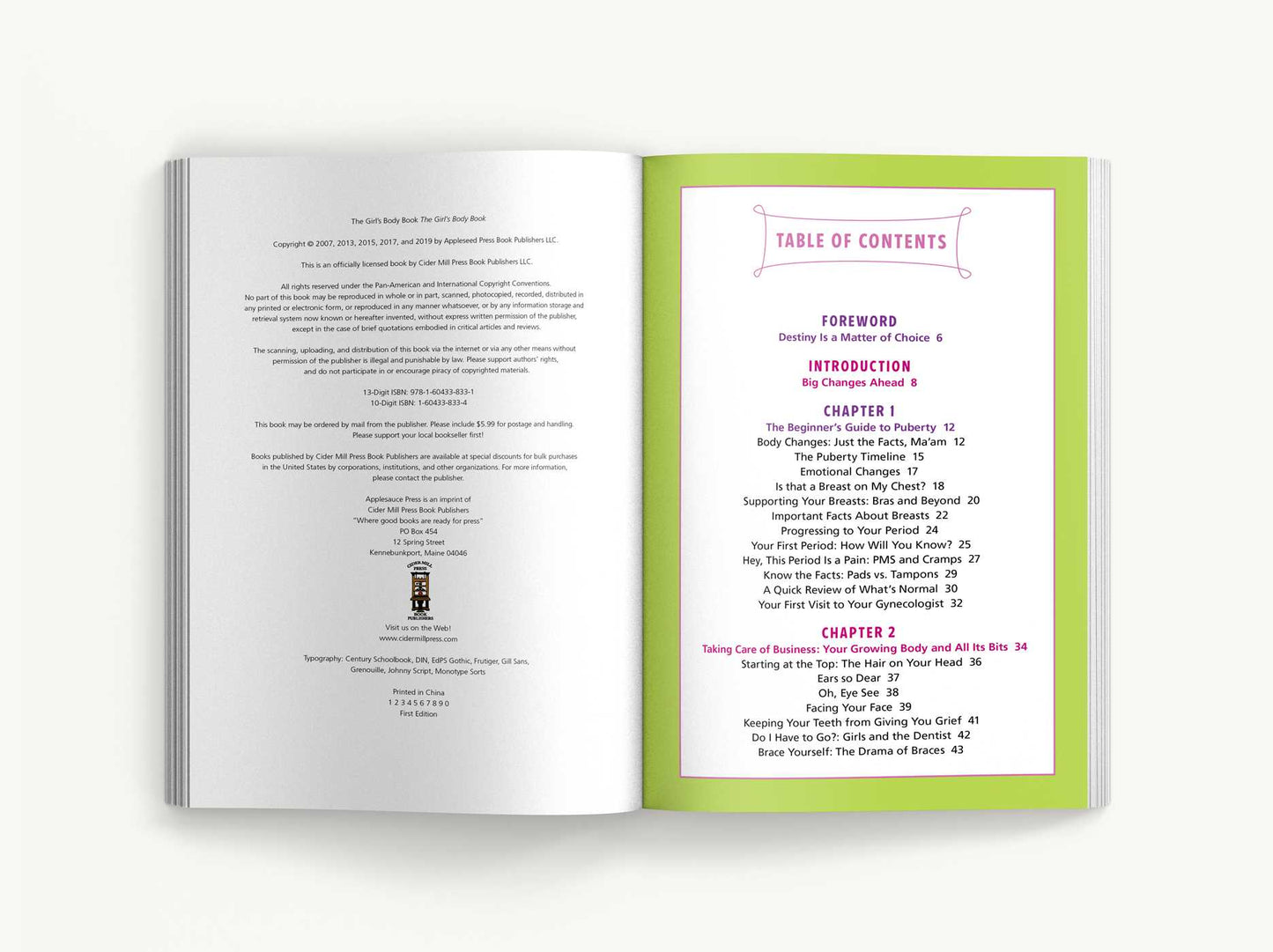 The Girl's Body Book (Fifth Edition): Everything You Need to Know for a Healthy, Happy YOU!