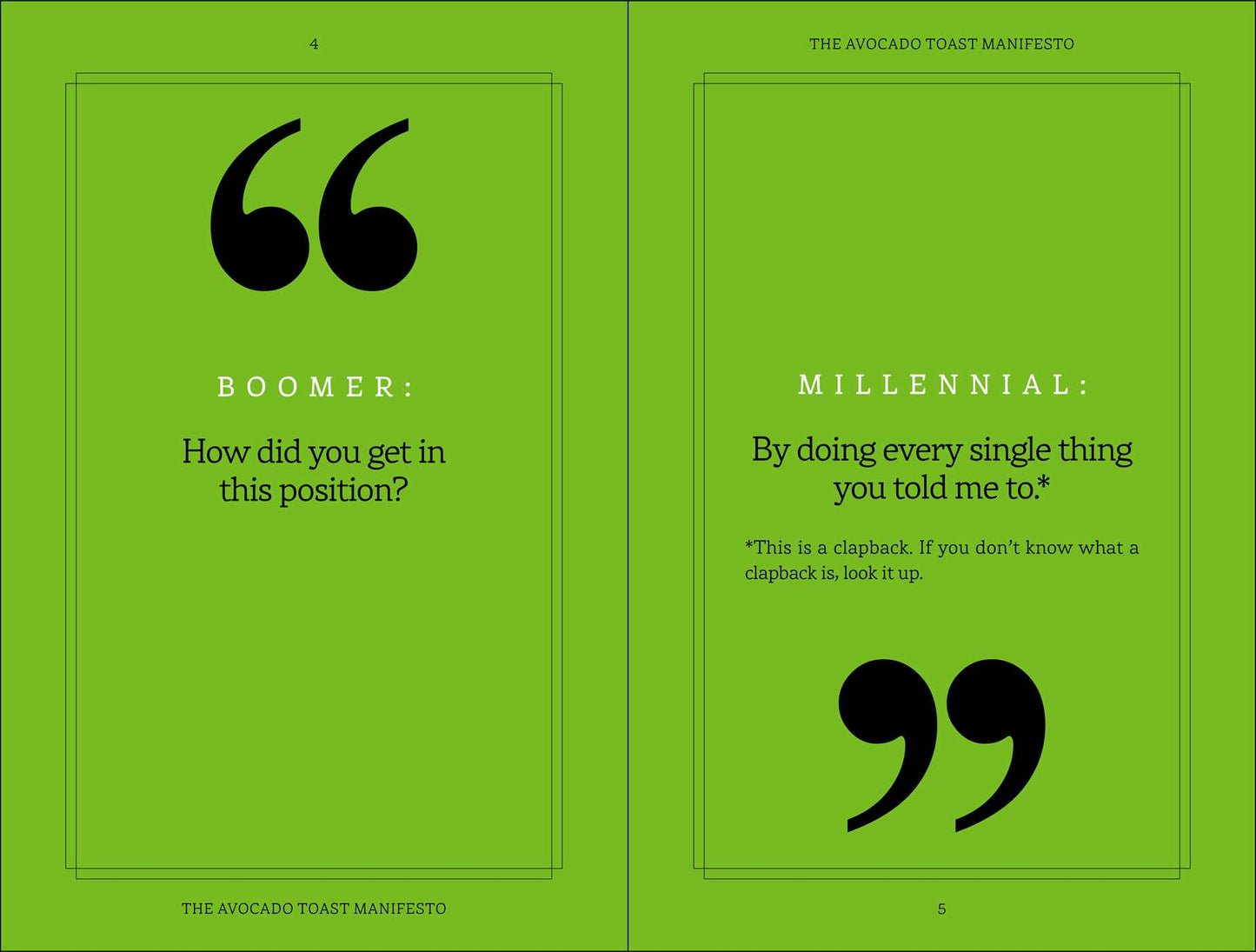 The Avocado Toast Manifesto: A Millennial Survival Guide