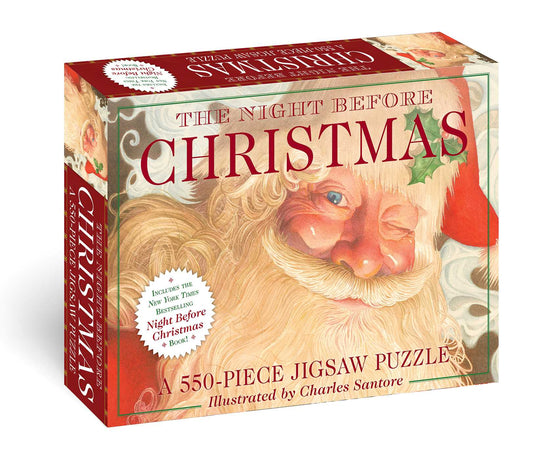 The Night Before Christmas: 550-Piece Jigsaw Puzzle & Book: A 550-Piece Family Jigsaw Puzzle Featuring The Night Before Christmas!