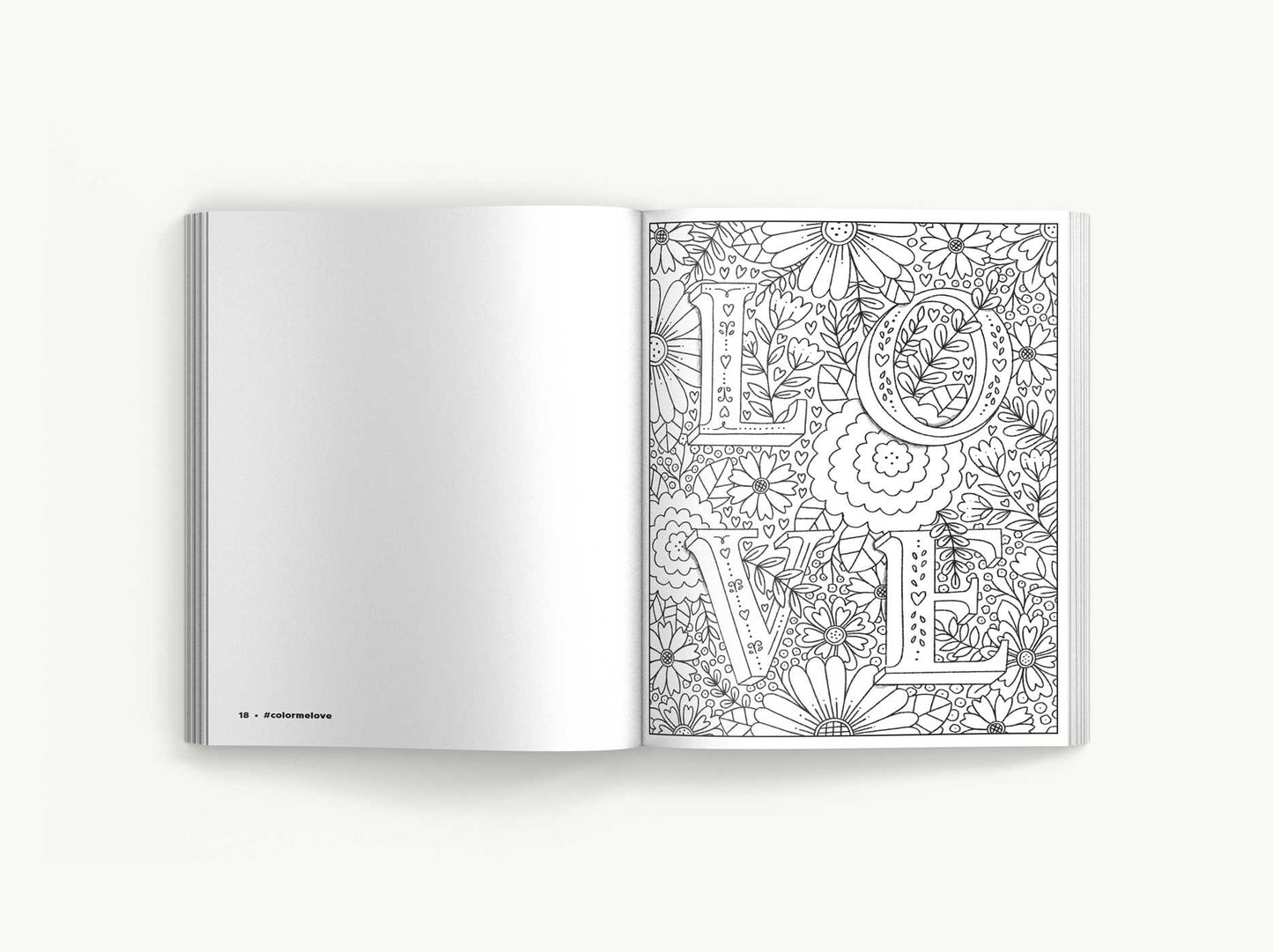 Color Me Love: A Valentine's Day Coloring Book