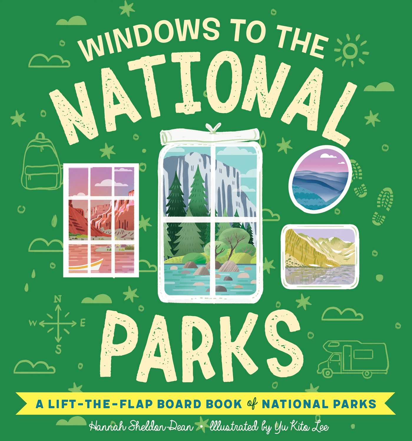 Windows to the National Parks: A Lift-the-Flap Board Book of North American National Parks